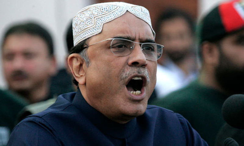Zardari Buttering COAS